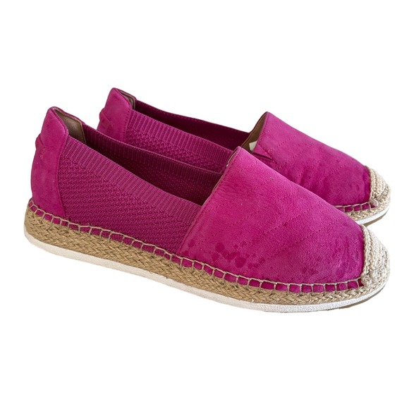 Cole Haan Shoes - Cole Haan Cloudfeel Women's New Pink Slip On Espadrille Loafers Shoes Size 7B